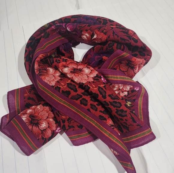 Kenzo wool scarf Vintage 💯 Authentic - Picture 2 of 9